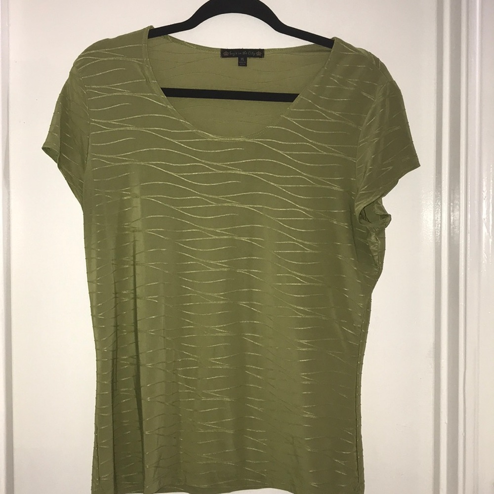 Susie in the City Short Sleeve Top, XL
